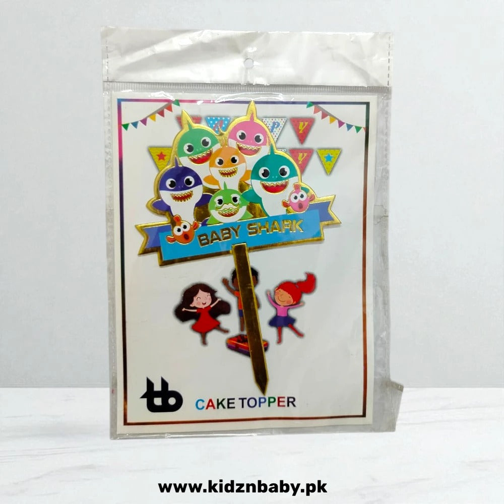 Baby Shark Cake Topper for kids birthday party decoration in Pakistan