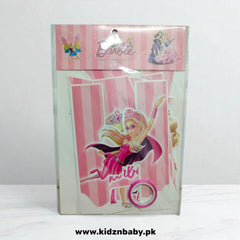 Barbie theme happy birthday card banner 13pcs set for girls birthday decoration in Pakistan
