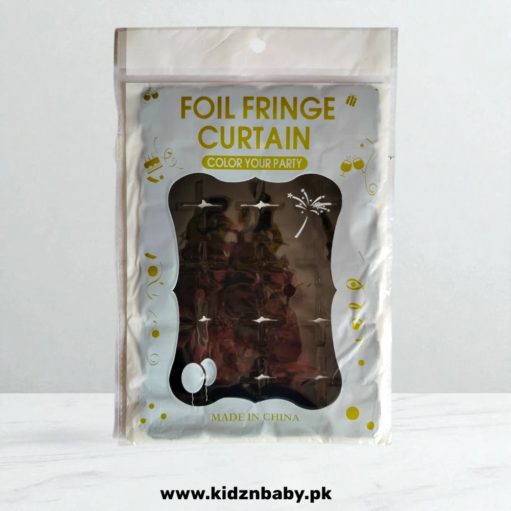 Black Square Shape Foil Curtain Backdrop for Events