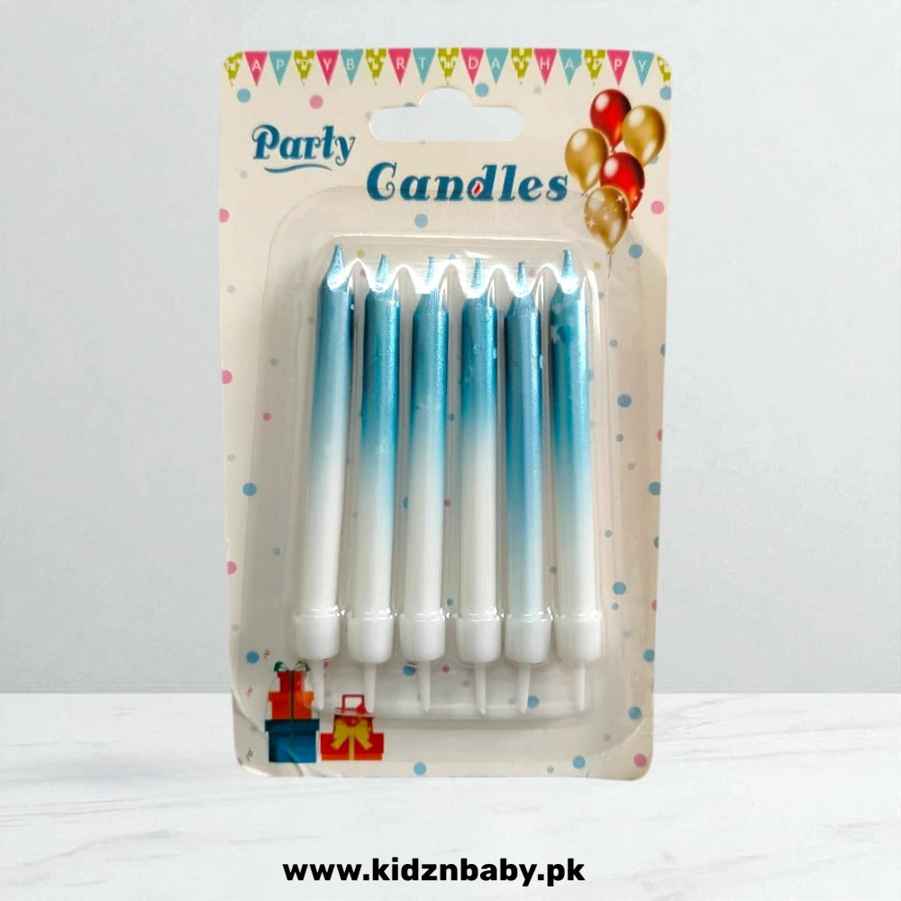 Blue Colorful Candles