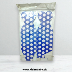 Blue polka dot goody boxes pack of 10 for birthdays