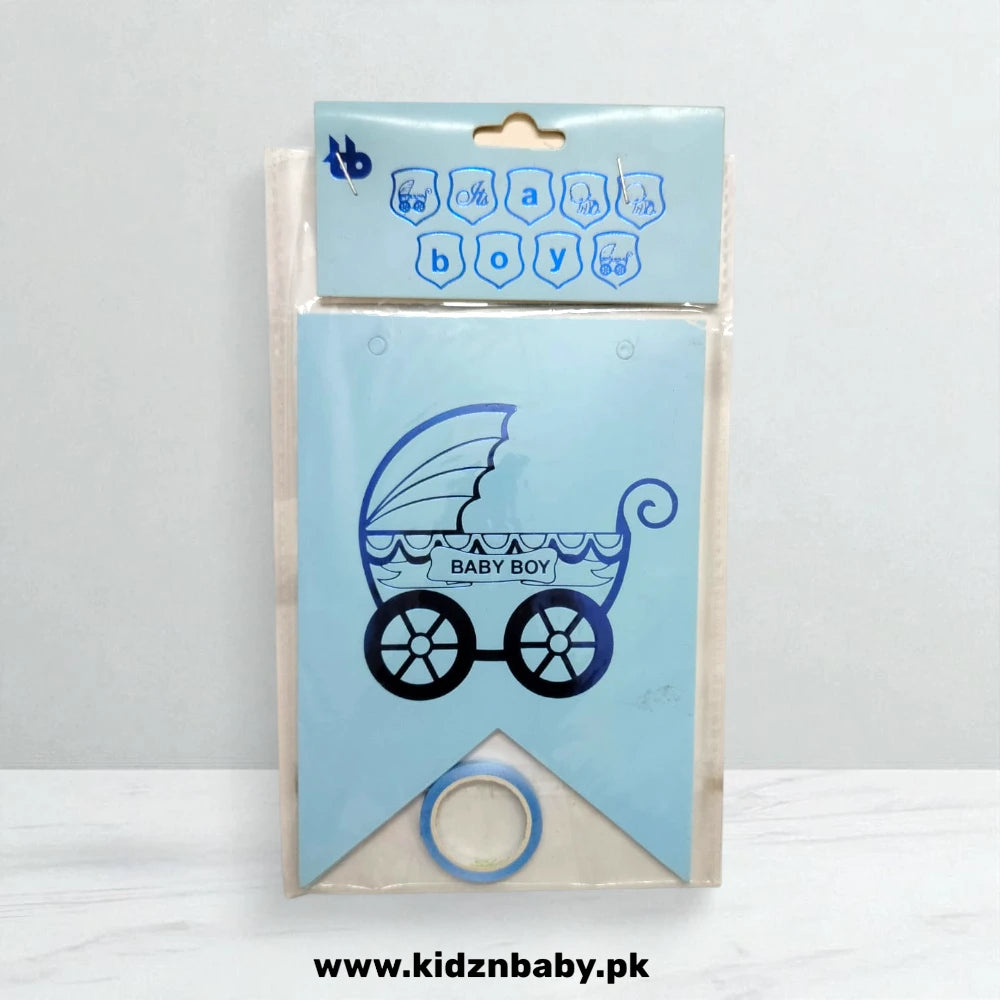 It’s A Boy wall hanging banner for baby shower and party decoration in Pakistan