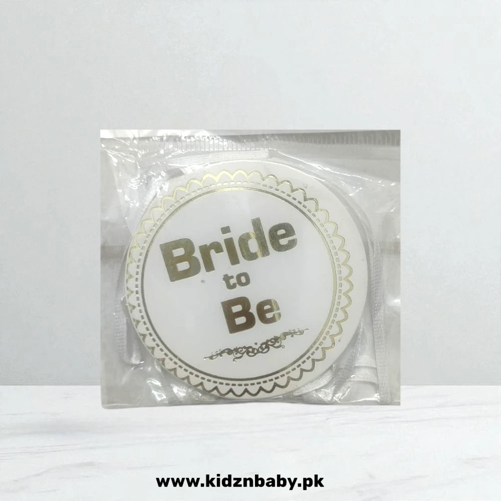Bride To Be Round Banner Small – Bridal Shower Pakistan