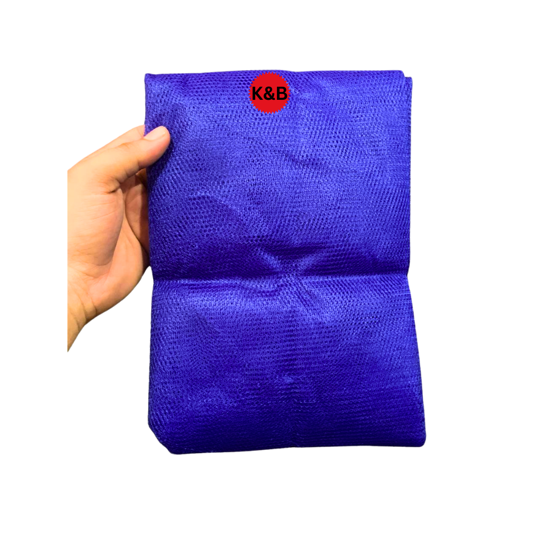 Dark Blue Plain net curtain