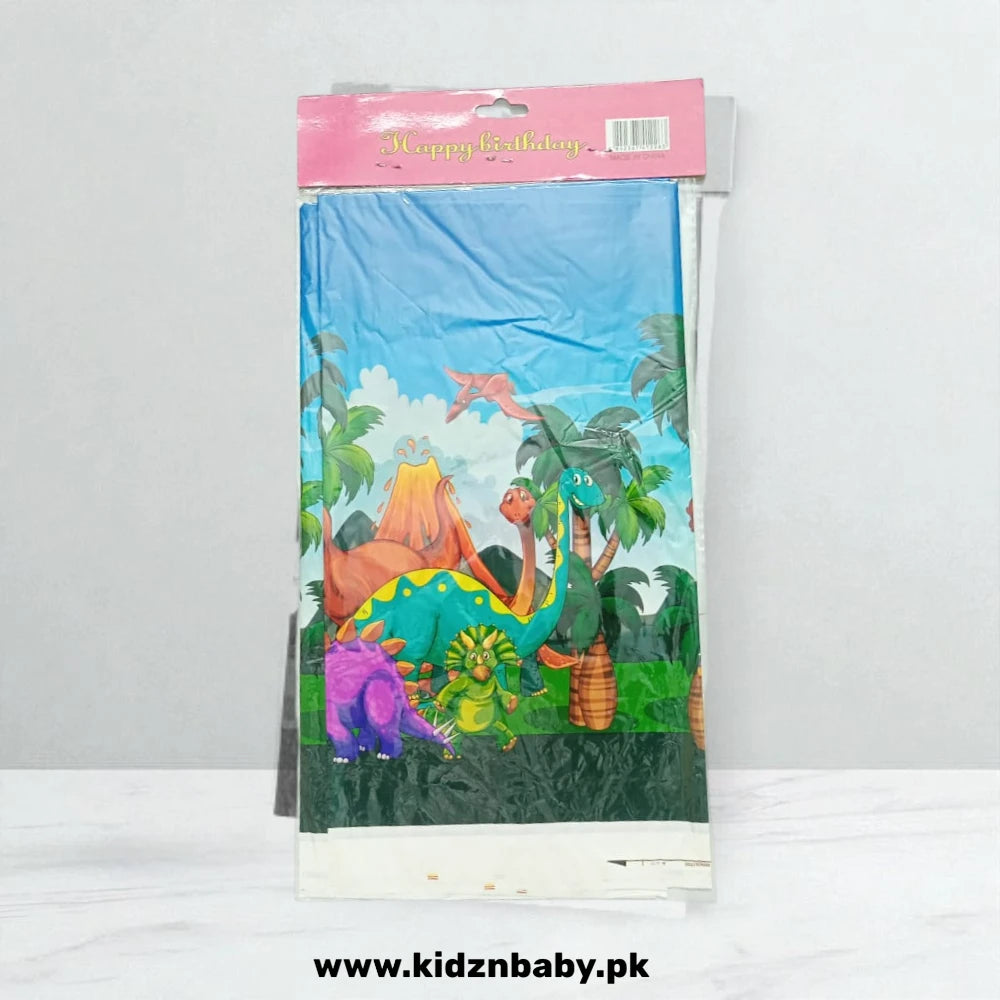 Dinosaur Plastic Table Cover – Birthday Party Decoration