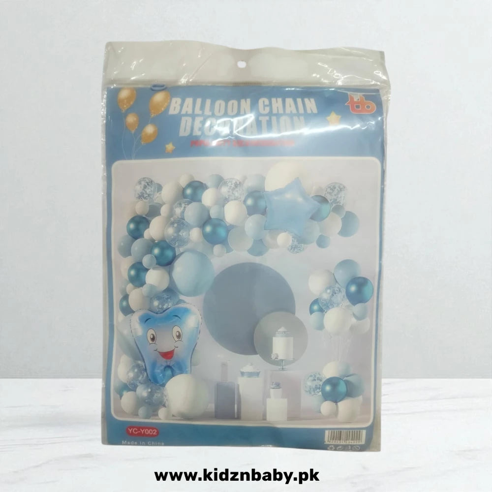 First tooth baby boy theme combo decoration set balloons backdrop Pakistan