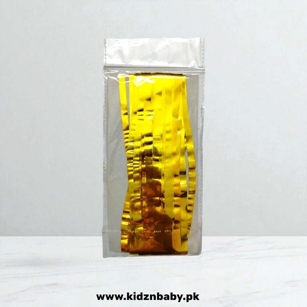 Foil Curtain Metallic Fringe Backdrop - KidzNBaby