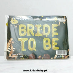 Golden Bride To be balloons