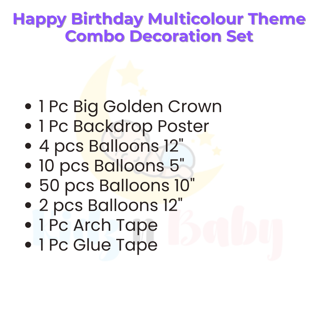 Happy Birthday Multicolor Theme for celebratons