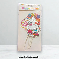 Hello Kitty Theme cake topper for pakistani birthdays