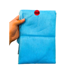 Light Blue Plain net curtain