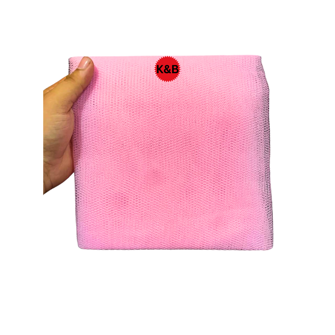 Light Pink Plain net curtain