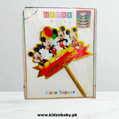 Mickey Mouse Cake Topper for kids birthday cake decoration