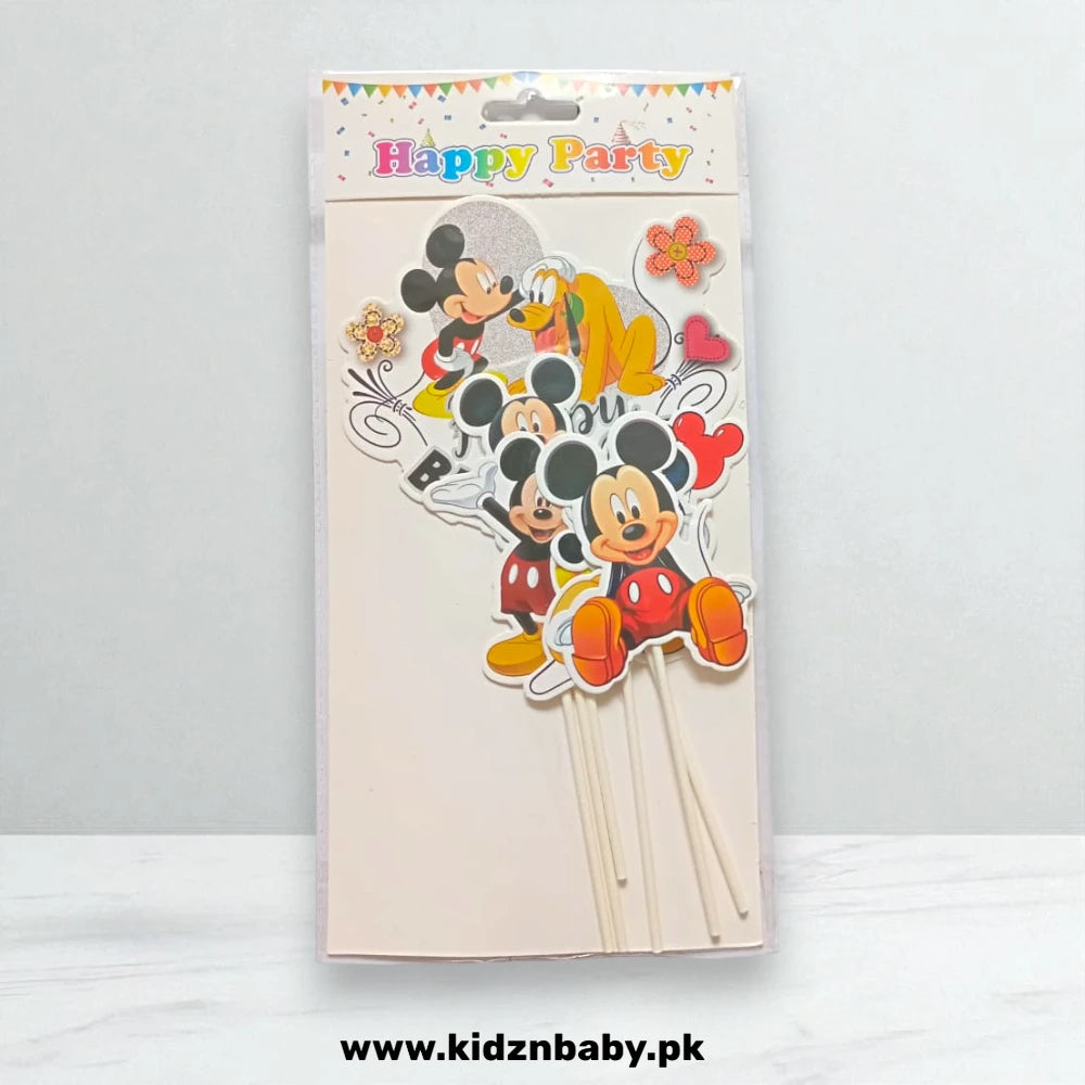 Mickey Mouse Theme cake topper for boys birthdays