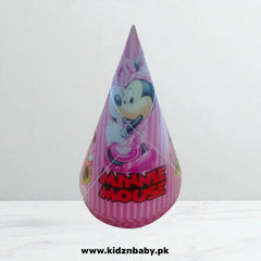Minnie Mouse theme pink birthday cap party accessory for girls