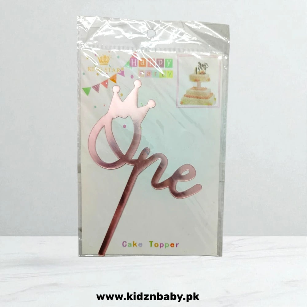 One letter cake topper for birthday cake Pakistan