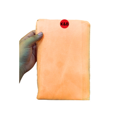 Orange Plain Net curtain