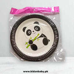 Panda Party Plates Pack of 10 | Cute Animal Birthday Tableware