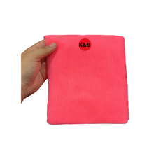 Pink Plain net curtain