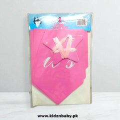 Pink half-year baby banner