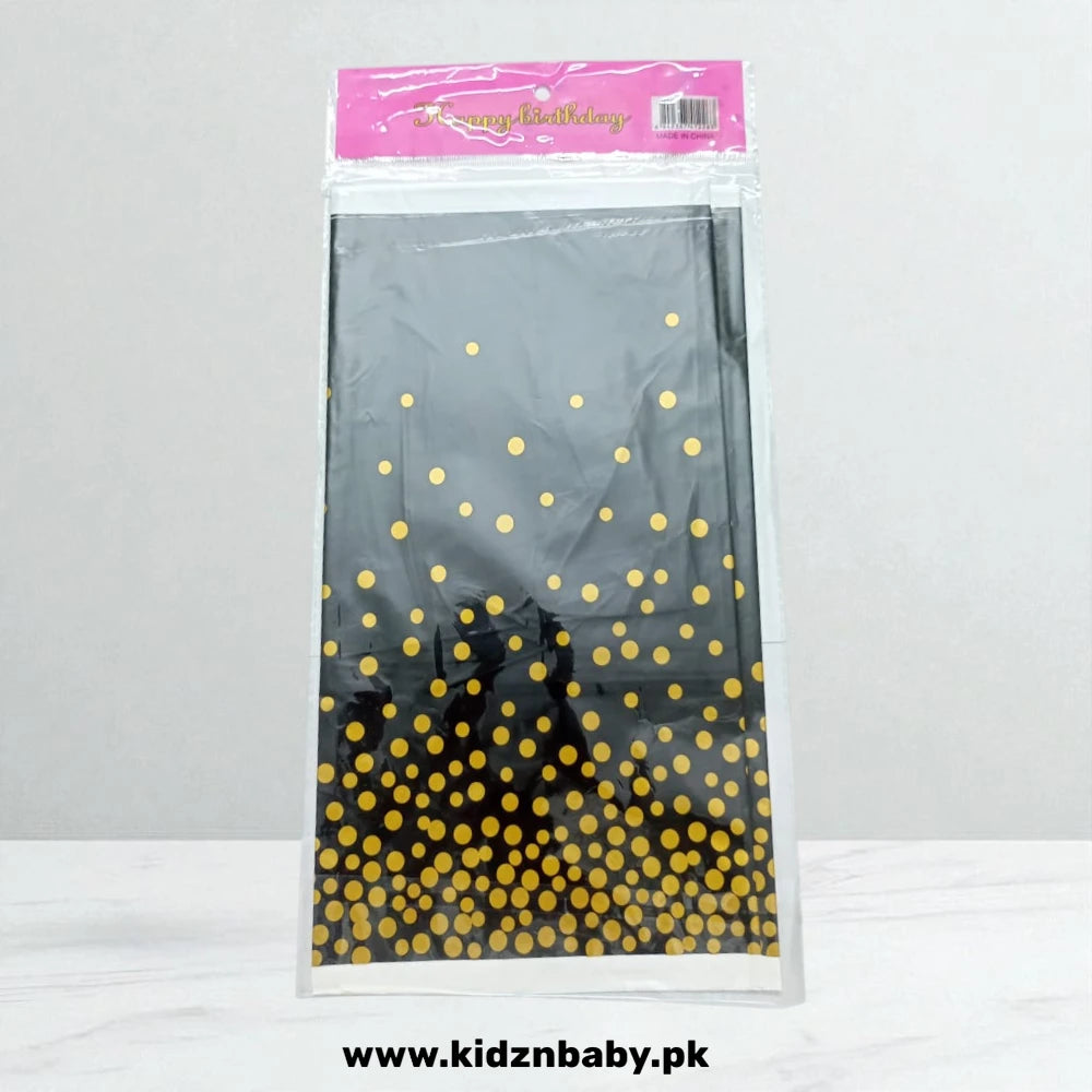 Polka dot table cover for birthday decoration in Pakistan