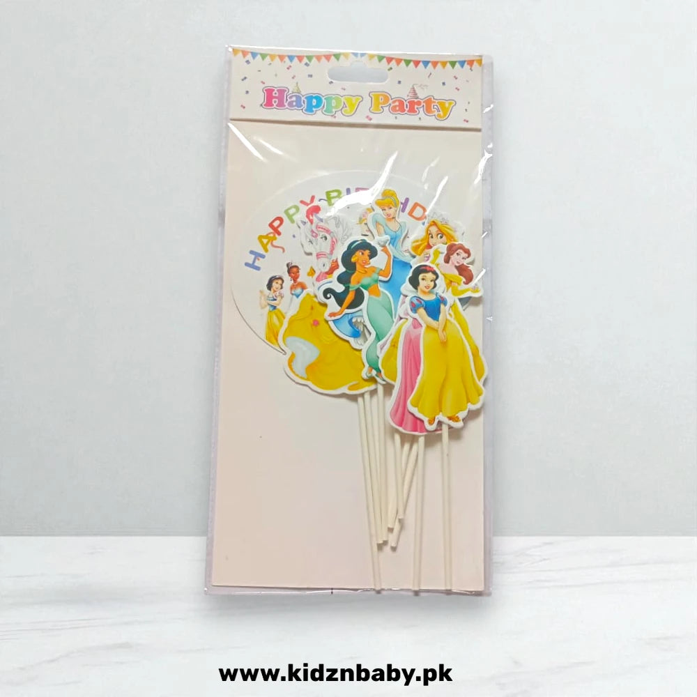 Princess Cake Topper set for girl birthdays