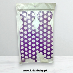 Purple polka dot goody boxes pack of 10 for parties