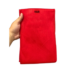 Red Plain net curtain for parties and celebrations