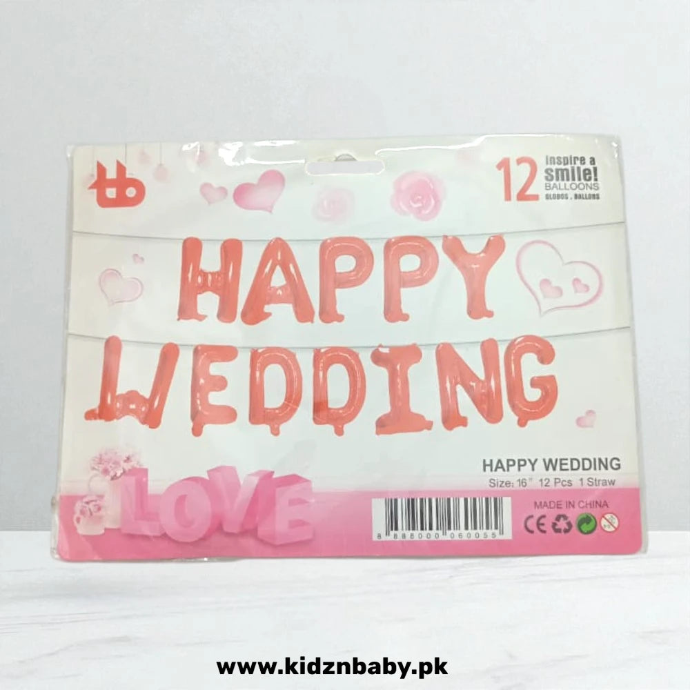 Red wedding balloon for decorations