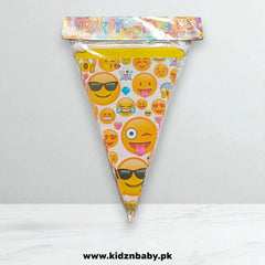 Smiley party flags banner bunting for birthday and party decoration in Pakistan