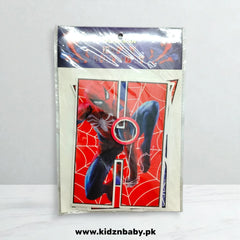 Spiderman theme happy birthday banner 13pcs set for kids party decoration in Pakistan