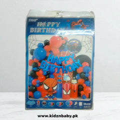 Spiderman Theme Combo Decoration Set for kids birthday party in Pakistan
