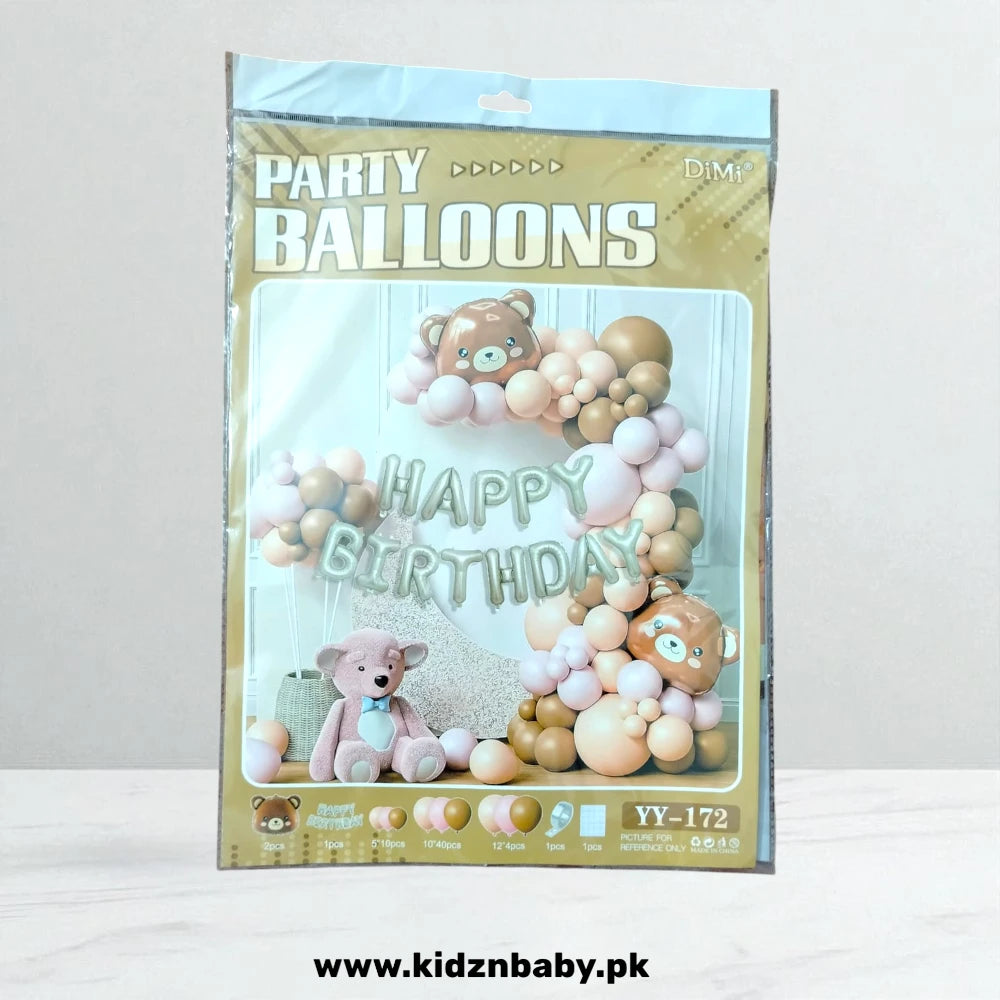 Teddy Bear Theme Combo Decoration Set for baby shower and birthday party in Pakistan