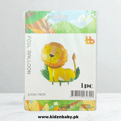 Lion Figure Foil Balloon - Perfect for Birthday Decorations