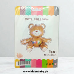 Teddy Bear Foil Balloon - Perfect for Birthday Decorations