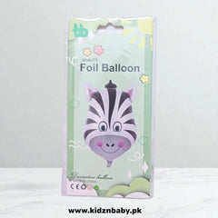 Zebra Foil Balloon - Perfect for Birthday Decorations