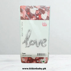 LOVE Foil Balloon - Perfect for Birthday Decorations