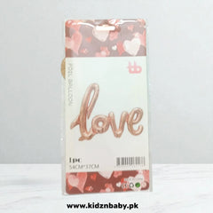LOVE Foil Balloon - Perfect for Birthday Decorations