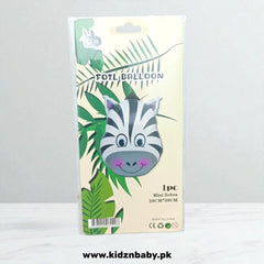 Zebra Foil Balloon - Perfect for Birthday Decorations