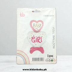 Baby Girl Foil Balloon - Perfect for Birthday Decorations