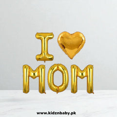 I Love Mom Foil Letter Collection