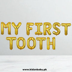 First Tooth Gold Foil Letter Collection