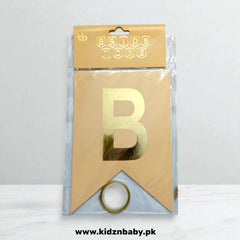 Bride To Be Banner - Elegant Bridal Shower Decoration