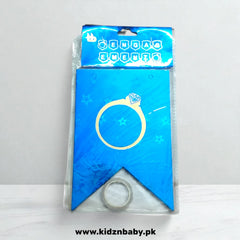 Happy Engagement Banner - Elegant Gold Foil Letter Banner for Engagement Party, Bridal Shower &