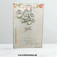 Cake Topper for Bride To Be - Elegant Wedding Decoration