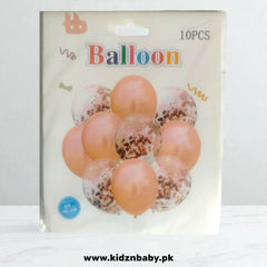 Confetti Latex Mix Balloons - 10 Pieces