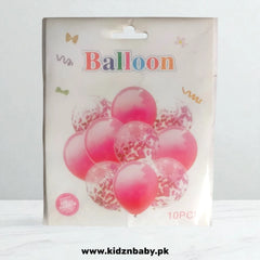 Confetti Latex Mix Balloons - 10 Pieces