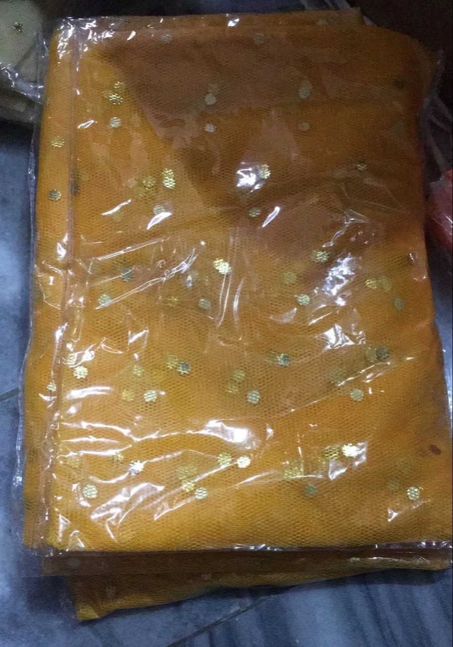 Yellow Dotted Curtain