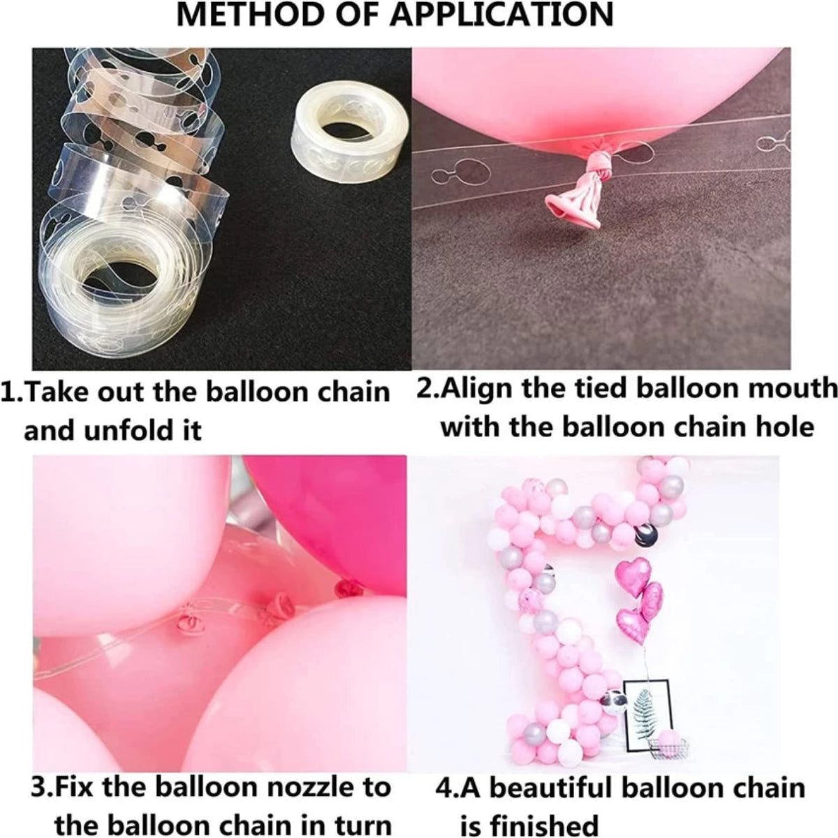 Tape to organize  Balloons