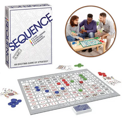 Classic Sequence Board Game for Family and Friends